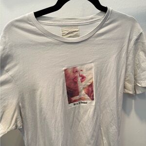 Cotton On White T-Shirt with “We’re Doomed”